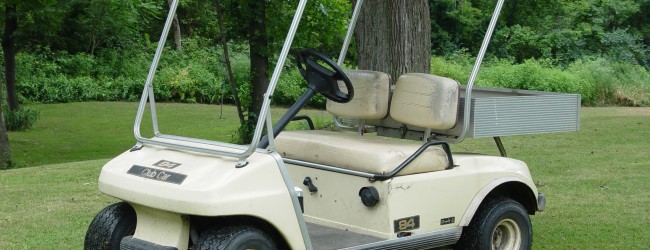 Reminder about Indiana laws regarding golf carts on public roadways golfcart